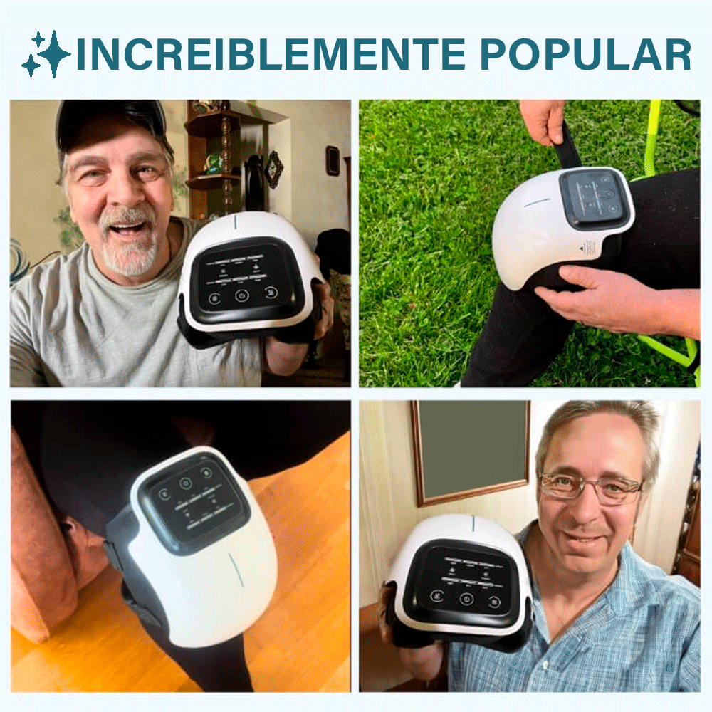 Rodinex™ - Masajeador de rodilla con terapia laser 3 en 1